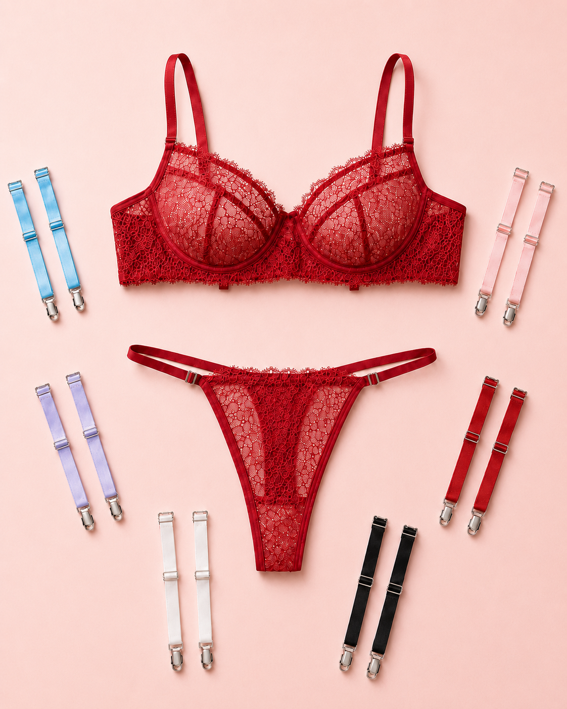 Ensemble KLYSEE Rouge