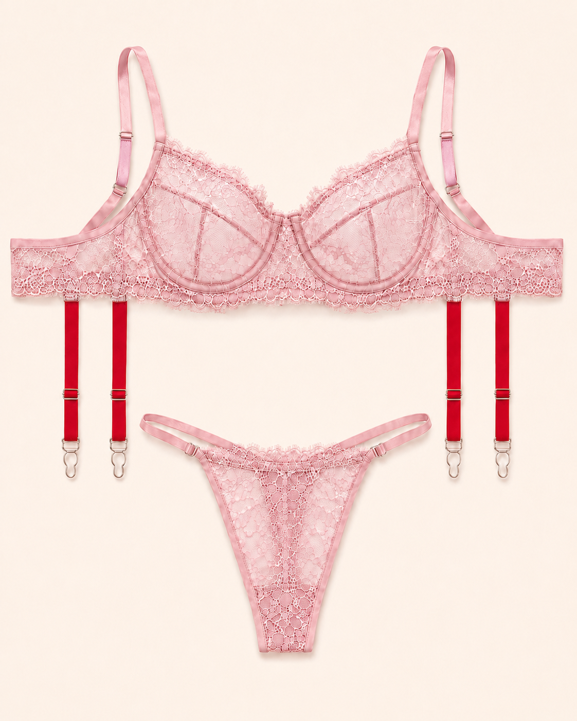 Ensemble KLYSEE Rose